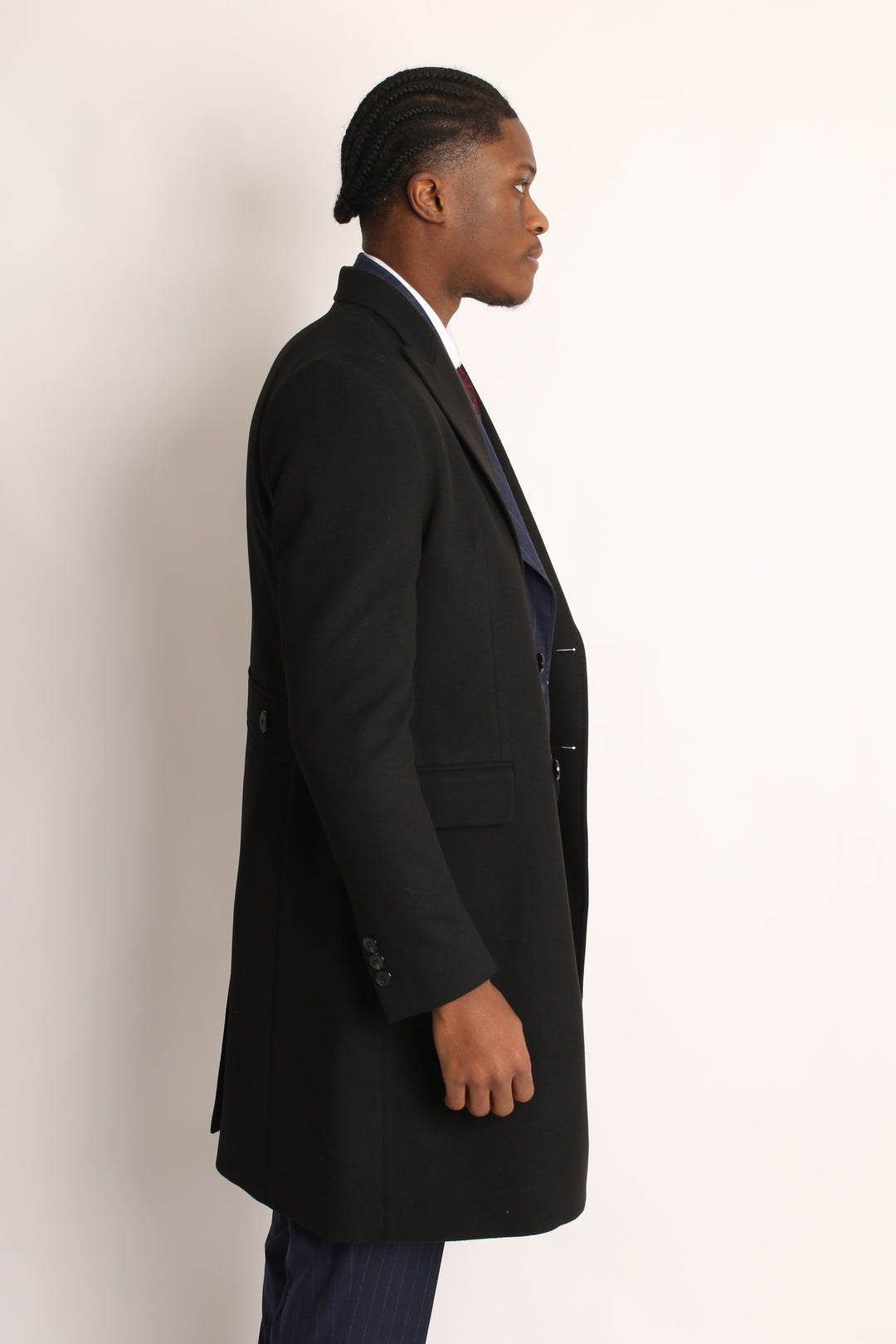 ITALIAN WOOL BOSS DOUBLE BREAST OVERCOAT