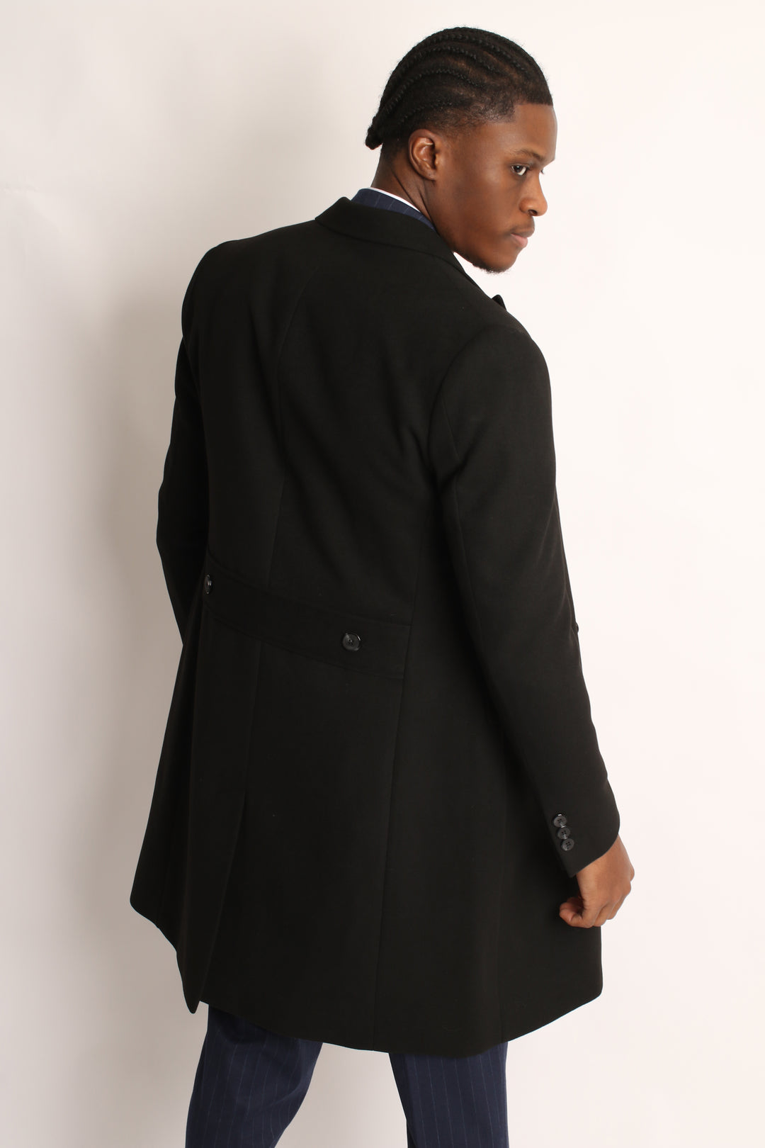 ITALIAN WOOL BOSS DOUBLE BREAST OVERCOAT