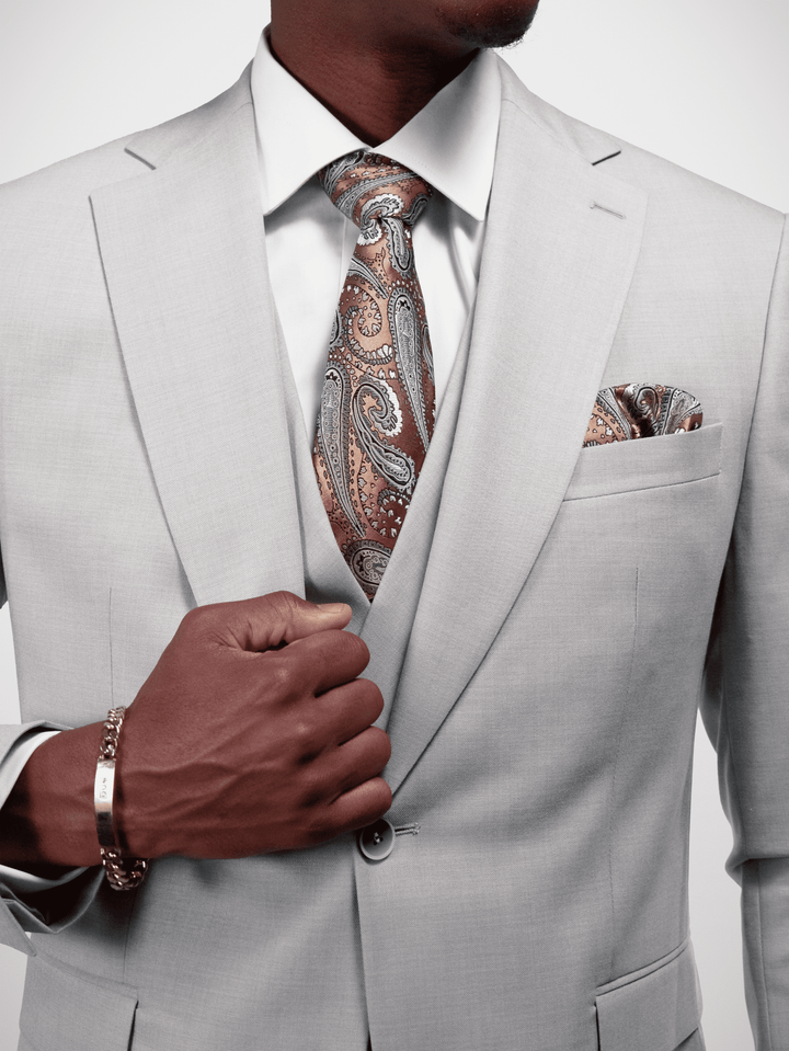 3 PC BOSS GREY SUIT